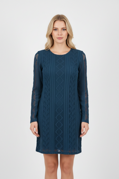 dantel detaylı elbise