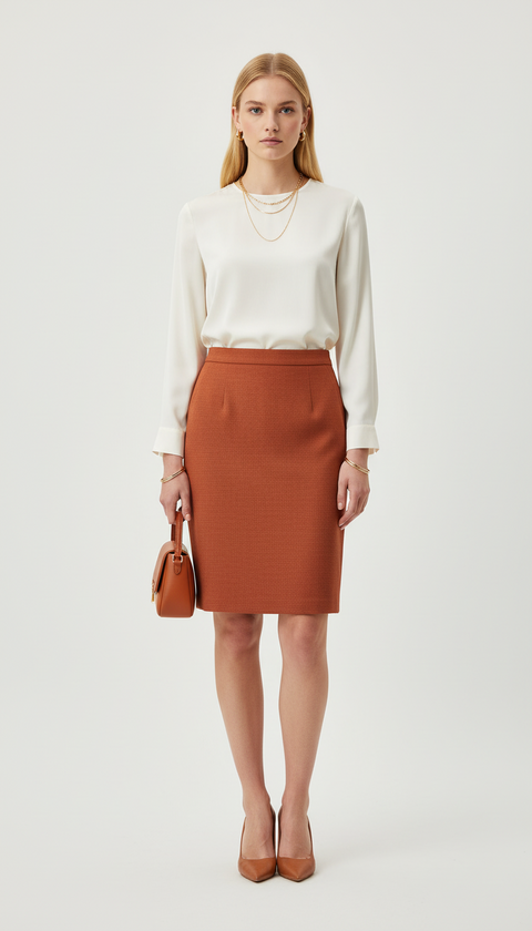 Kiremit rengi mini boy etek