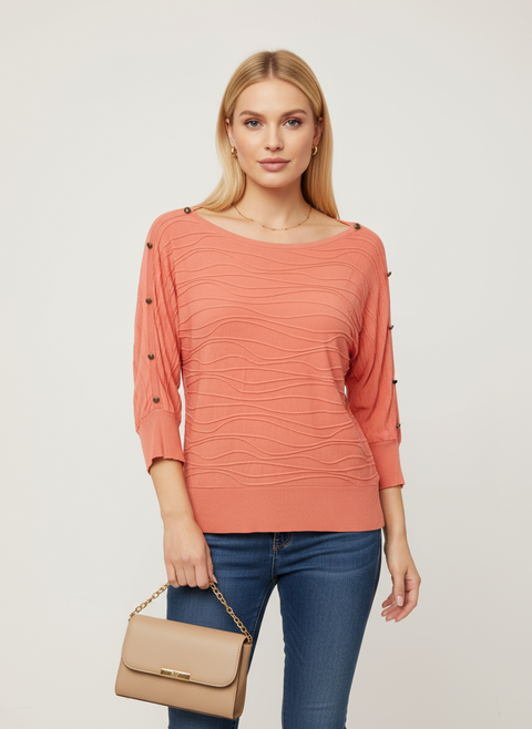 Narçiçeği renkli kazak