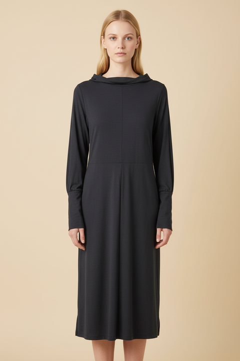 drape detaylı elbise