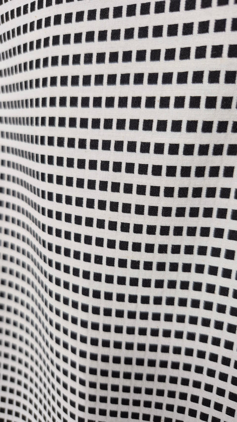 Kare desenli midi boy kalem etek