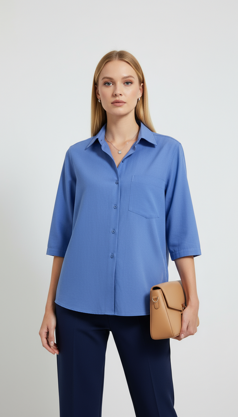 Truvakor kol Mavi gömlek