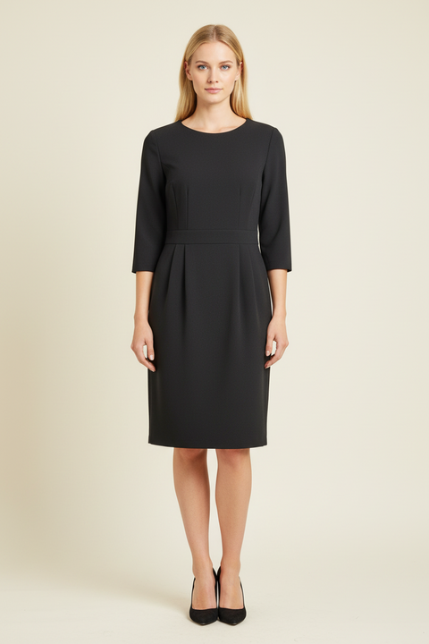 truvakar kol siyah elbise