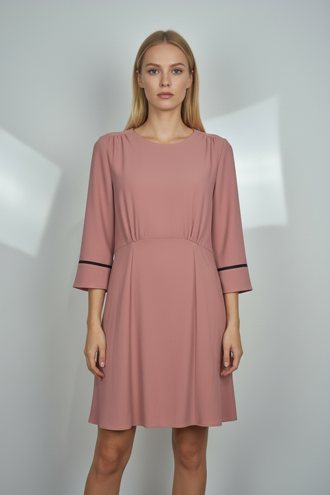 truvakar kol pembe elbise