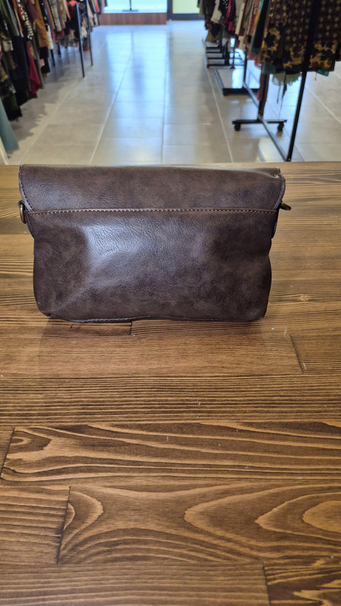 Taba süet-deri postacı çanta