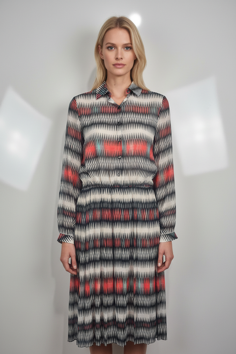 karışık renk elbise