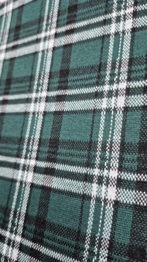 Yeşil ekose mini boy etek