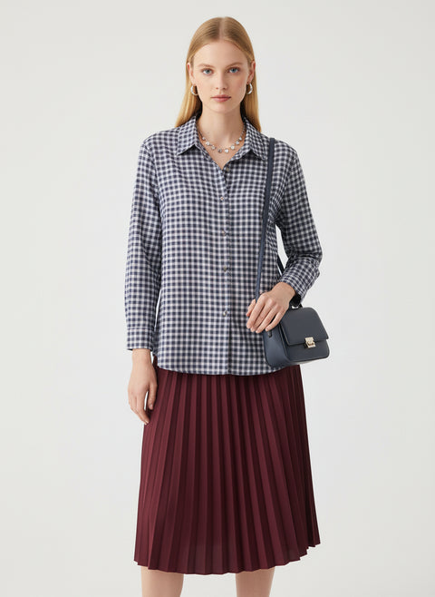 Ekose detaylı gömlek